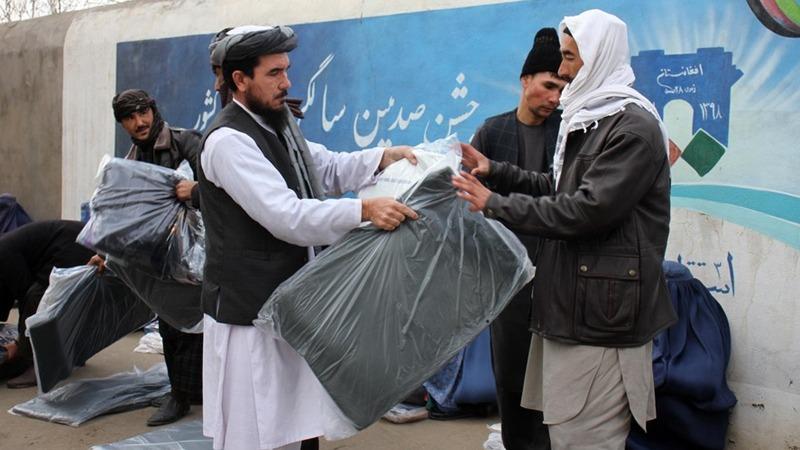 کمک‌های اهدایی چین بین خانواده‌های نیازمند در ولایت جوزجان افغانستان توزیع شد