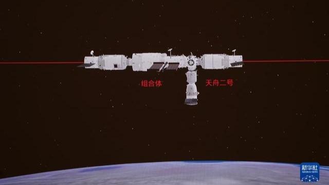 Сансрын нисэгчид Тяньжөү-2 ачааны хөлгийг сансрын станцтай холбох туршилтыг амжилттай биелүүлжээ