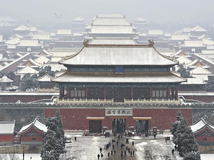 Kota Beijing Diliputi Salji
