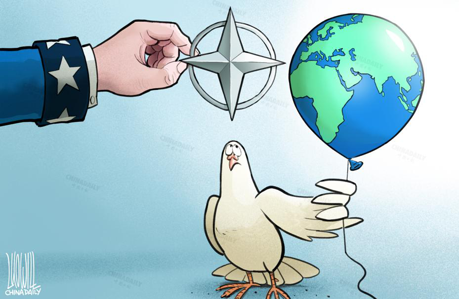 کاریکاتور| تهدید واقعی برای صلح جهانی