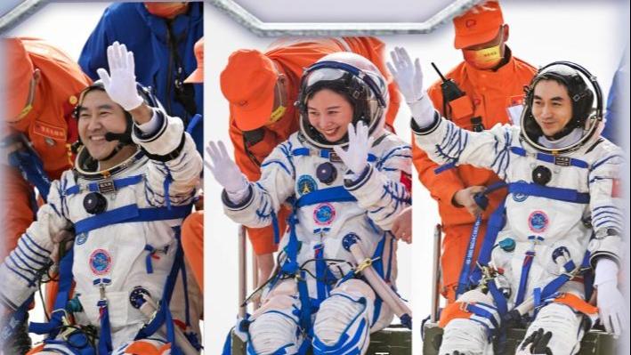 پایان موفقیت‌آمیز ماموریت فضاپیمای سرنشین‌دار شن جوئو ۱۳؛ فضانوردان چینی به زمین بازگشتندا