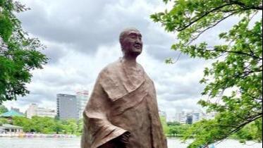 رونمایی از مجسمه راهب «جیان جِن» در توکیوا