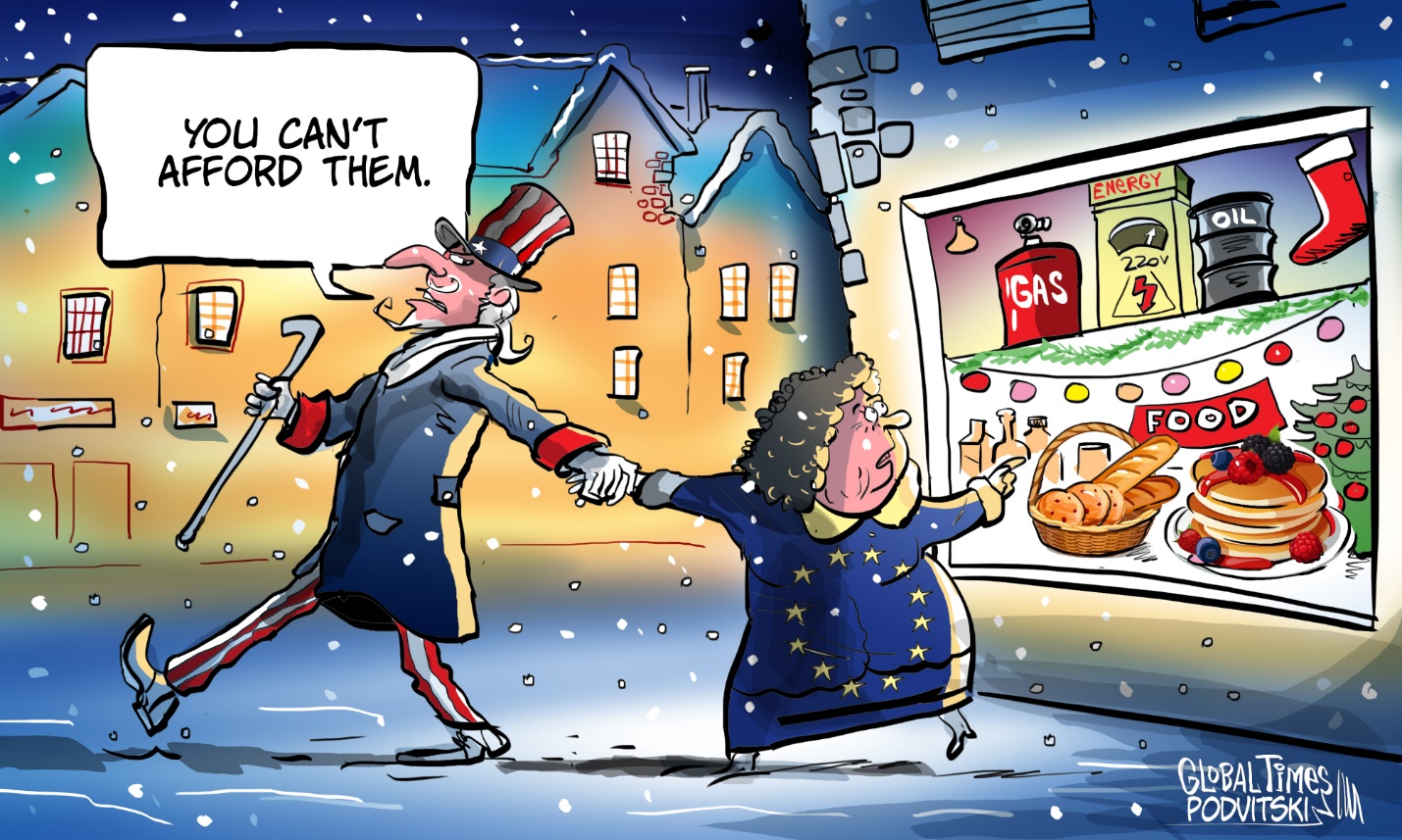 کاریکاتور| اروپایی‌ها کریسمسی گران را تجربه می‌کنندا