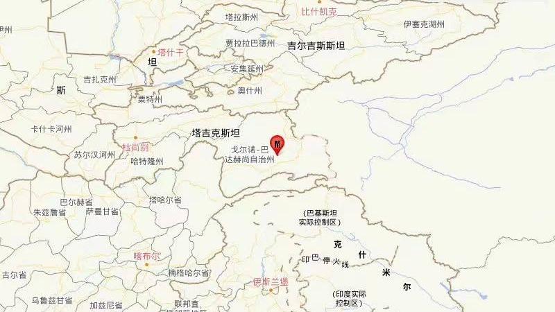 Хятад-Тажикистаны хил дээр 7.2 магнитудын хүчтэй газар хөдөллөө