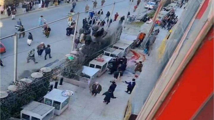 وقوع انفجار در شهرهای کابل و مزارشریفا
