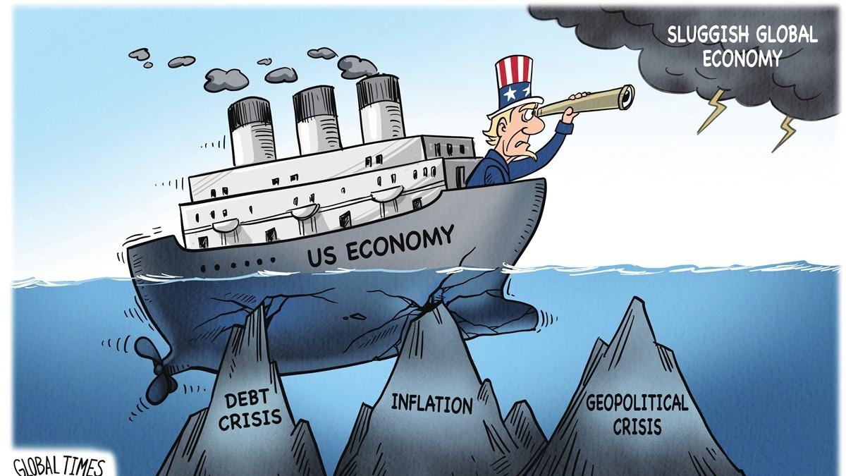 کاریکاتور| مشکلات آمریکا یکی دو تا نیست!ا