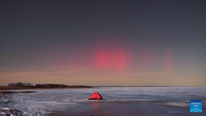 درخشش شفق قطبی در آسمان شمال شرق چین به روایت تصاویرا