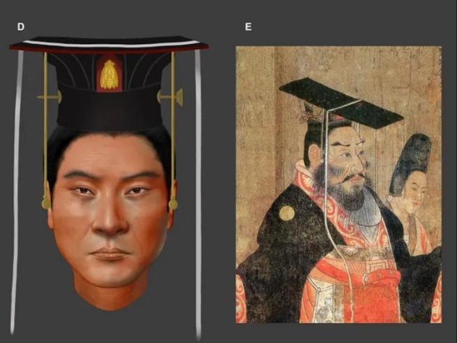 中国の技術考古学チーム 6世紀の帝王の生前の顔を復元