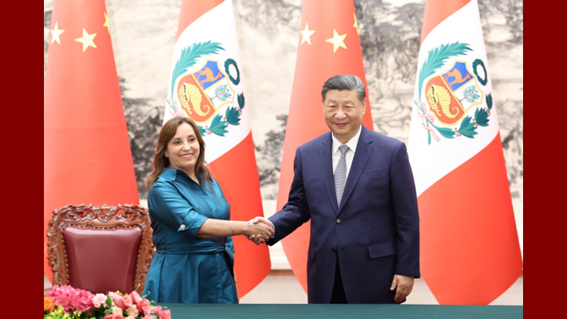 دیدار رؤسای جمهور چین و پرو در پکنا