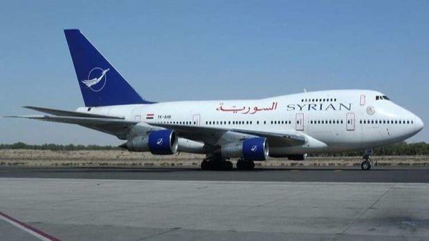 نخستین هواپیمای تجاری سوریه بعد از ۱۲ سال در ریاض به زمین نشستا