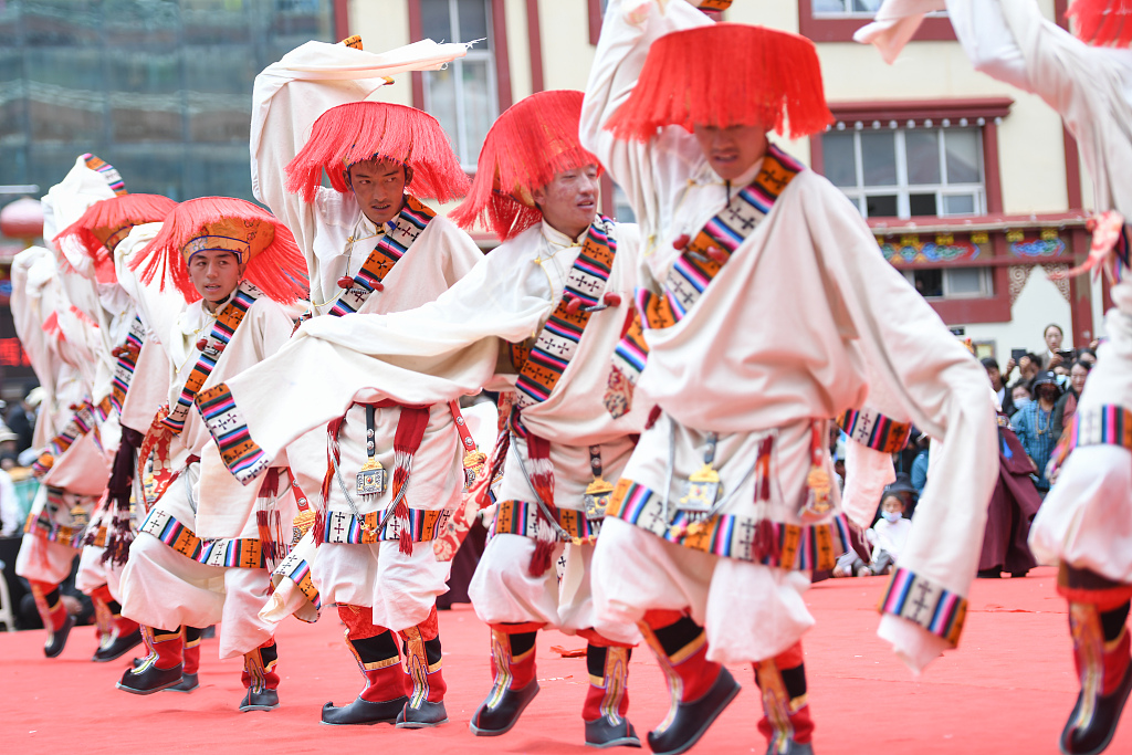 Banorë në Xizang(Tibet) kremtojnë festën tradicionale, 16 gusht 2023(Foto:VCG)