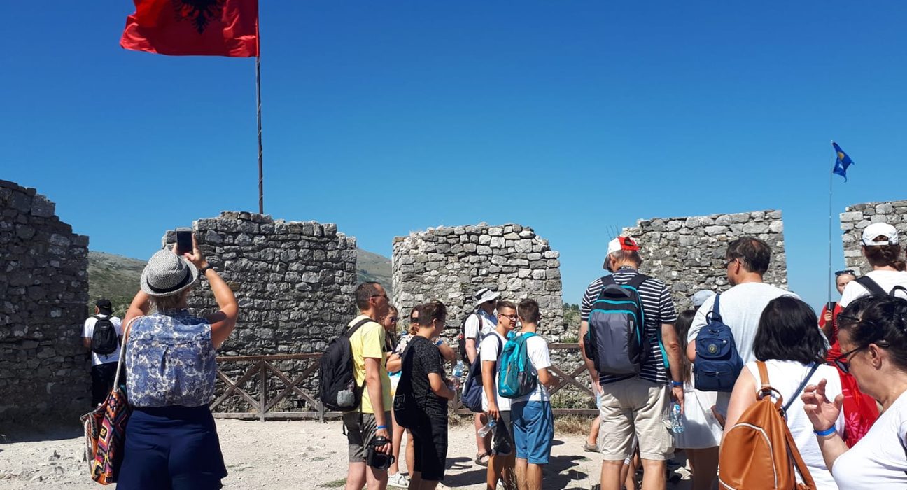 Tursitë në Kalanë e Shkodrës (Foto Kapitali.al)