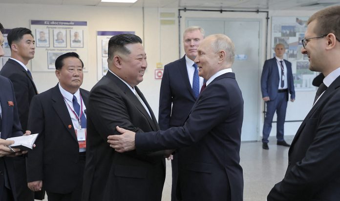 Putin - Kim Jong un (Foto Atsh)