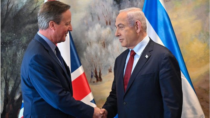 Cameron - Netanyahu (Foto Atsh)